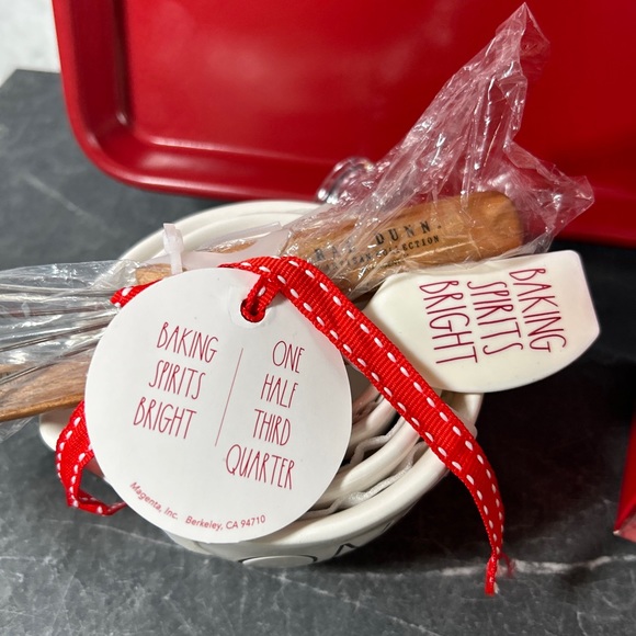 Rae Dunn Christmas Measuring Cups, Baking Sheet & Baking Cups - Picture 7 of 10